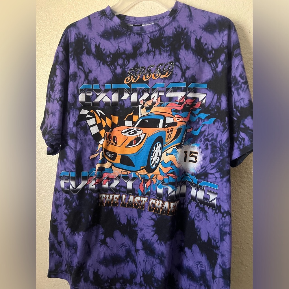 Oversized car tee shirt